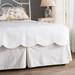 August Grove® Gwinner 14" Bed Skirt Cotton in White | 78 W x 75 D in | Wayfair ATGR1303 25802216