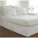August Grove® Gwinner 14" Bed Skirt Cotton in White | 60 W x 80 D in | Wayfair ATGR1303 25802230