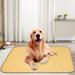 Tucker Murphy Pet™ L Size Multifunction Washable Puppy Pee Pads Fast Absorbing Reusable Dog Whelping Pad Polyester/Cotton in Yellow | 1 H in | Wayfair