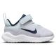 NIKE Kinder Laufschuhe REVOLUTION 7 (TDV), Größe 19 ½ in FOOTBALL GREY/MIDNIGHT NAVY-LILAC B