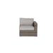 Ebern Designs Ianus Right/left Outdoor Arm Chair Grey w/ Olefin Cushions Wicker/Rattan in Gray | 26 H x 33 W x 33 D in | Wayfair
