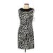 AB Studio Casual Dress - Sheath: Black Graphic Dresses - New - Women's Size 10