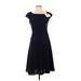 Anne Klein Casual Dress - A-Line: Blue Dresses - Women's Size 4