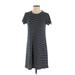 LC Lauren Conrad Casual Dress: Gray Stripes Dresses - Women's Size Small