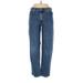 Lands' End Jeans - High Rise: Blue Bottoms - Women's Size 32 - Dark Wash