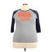NFL Active T-Shirt: Gray Activewear - Women's Size 3X