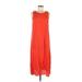 Made With Love Casual Dress - DropWaist: Red Dresses - New - Women's Size Medium