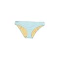 Shade & Shore Swimsuit Bottoms: Yellow Color Block Swimwear - Women's Size Medium