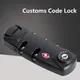 TSA 3 Digit Password Lock Steel Wire Security Lock Suitcase Luggage Coded Lock Cupboard Cabinet