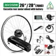 36V 350W E bike Conversion Kit with Battery 36V 13Ah Electric Bike Burshless Rear Hub Motor Wheel