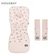 Stroller Cushion & Seat Belt Cover 2Pcs/Set Universal Baby Pram Seat Pad Soft Kids Pushchair Car Mat