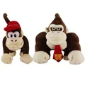 1pc 25cm Monkey Donkey Kings Kong Diddy Plush Toy Soft Stuffed Plush Doll Toys Super Mari Little