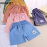 1-5 Years Old Summer Kids Wears Children's Shorts Baby Boy Cotton Linen Pants Boys Girls Pant