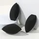 3Pcs Beauty Sponge Foundation Makeup Blender - Black Egg Shaped Makeup Sponges For Blending