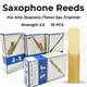 10 Pcs Saxophone Reeds Strength 2.5 For Alto Soprano Tenor Sax Clarinet Reed Professionals Beginner