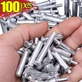 10/100PCS Aluminum Alloy Hammer Drive Rivets Tapping Expansion Screws Head Piercing Cabinet Fixing