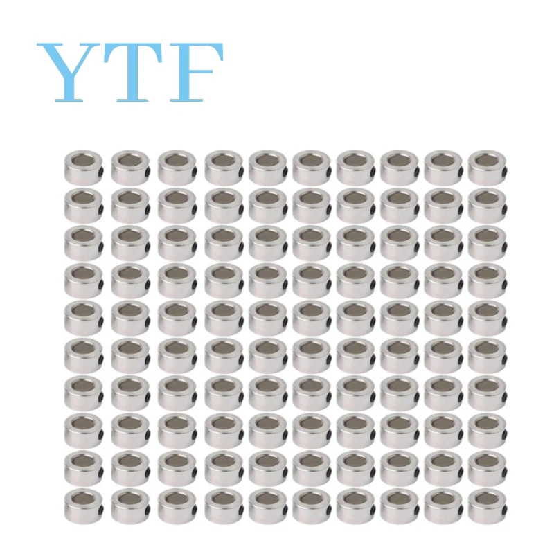 5-100PCS 8mm Welle Lock Kragen T8 Blei Schraube Lock Ring Edelstahl Isolation für 3D Drucker kupfer 3D Drucker Teile Image
