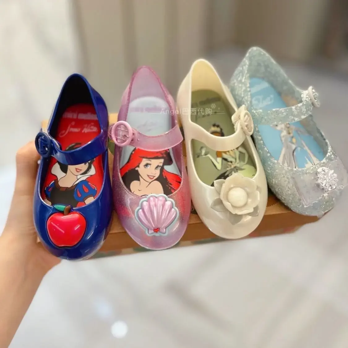 Disney Girls Frozen Princess süße Sandalen Schuhe rutsch feste Sportschuhe mit weichem Boden für Mädchen Geschenk Image