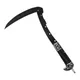 Black Sharp Folding Sickle Scythe Stainless Steel Blade with Sheath Brush Cutter for Farming Cutting