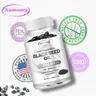 Black Seed Oil Capsules 2000 mg - Cold Pressed Vegan Black Cumin 100% Vegan