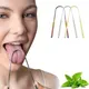 U Shape Tongue Scraper Oral Care Tools Stainless Steel Clean Mouth Clean Tongue Brush Bad Breath