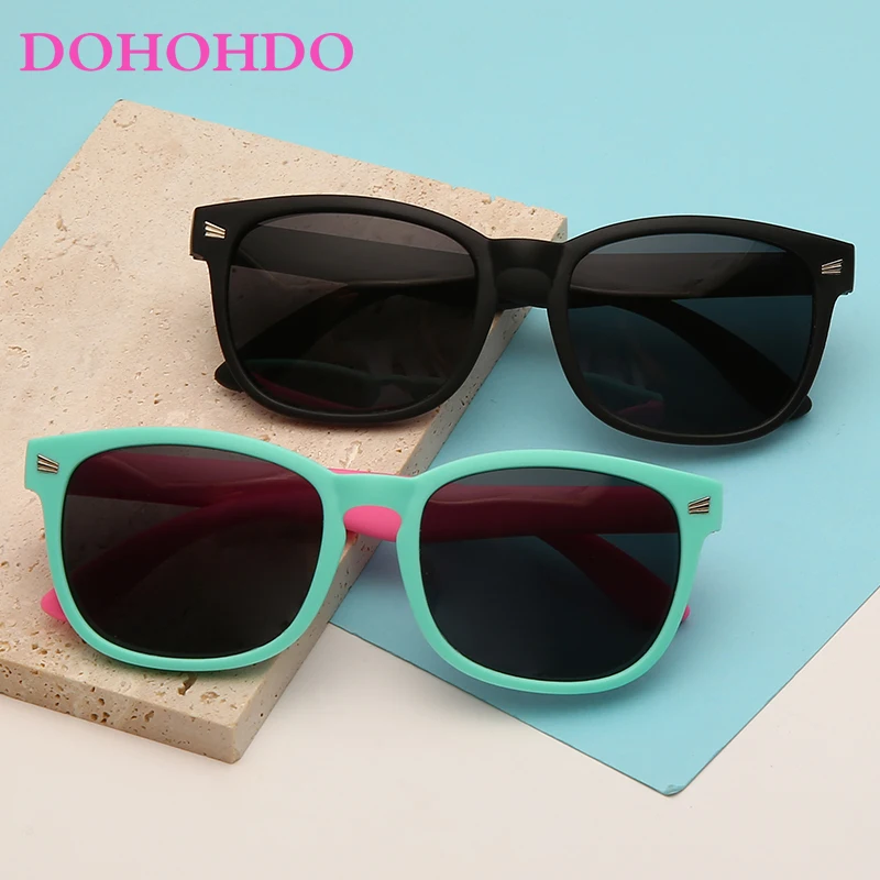 Occhiali da sole polarizzati per bambini di moda TR90 occhiali da sole flessibili per bambini in Silicone UV400 occhiali da sole per occhiali da sole per bambini all'aperto per ragazzi e ragazze