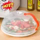 Microwave Food Cover Heat-resistant Food Splatter Guard Microwave Oven Pan Lid Plate Stove Cover