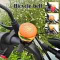 Cloche de sécurité pour guidon de vélo motif dessin animé hamburger frites sandwich