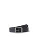 Stitched Reversible Belt In Black Silky Calf - Black - Mulberry Belts