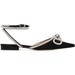 Satin Double Bow Sandals