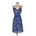 Love Ady Cocktail Dress: Blue Dresses - Women's Size X-Small