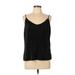 LC Lauren Conrad Sleeveless Blouse: Black Tops - Women's Size Large