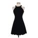 Lulus Casual Dress - Fit & Flare: Black Solid Dresses - Women's Size X-Small