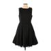 Jason Wu for Target Casual Dress - A-Line High Neck Sleeveless: Black Solid Dresses - Women's Size Small