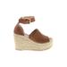 Marc Fisher LTD Wedges: Brown Shoes - Women's Size 8