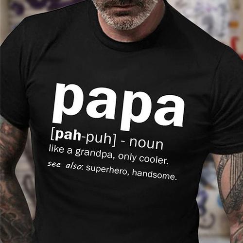 Men's Letter Graphic Prints T Shirt Graphic Tee Cotton Short Sleeve Graphic Shirt Black White Wine Comfortable Tee Outdoor Street Fashion Designer Clothing
