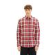 TOM TAILOR Denim Herren Relaxed Fit Flanell-Hemd mit Karo-Muster, red colorful check, L