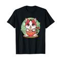 Panda Red Eating Ramen Cute Red Panda Ramen Noodles Lover T-Shirt