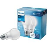 1 PK Philips EyeComfort 60W Equivalent Daylight A19 Medium LED Light Bulb (2-Pack)