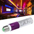 Color changing light bulb 3W RGB color LED night light dimmable Bluetooth remote control mood bulb E27 screw base crystal ambient light bulb AC85-265V[purple]