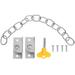 Stainless Steel Window Lock Kids Safety Locks Baby Household Protective Chain 2 Sets