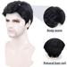 NumWeiTong Beauty Products Men s Short Wig Handsome And Fluffys Realistic Short Curly Wig Mature Men s Short Wig