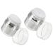 Moisturiser Pump Dispenser 2 Pcs Moisture Travel Can Make up Lotion Moisturizer Face Cream Skin Care Products Jar White