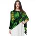 Saint Patrick s Day Elegant Translucent Chiffon Hair Scarf | Light & Breathable Silk Wrap 70.86x28.7in