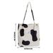 Deyared Ladies Cosmetic Bag Layer Travel Organiser Black Handbag Wallet Pouch Bag Travel Duffel Bag Foldable Weekend Bag New Cow Casual Print Canvas Crossbody Bag For Style Handbags on clearance