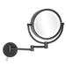 DOWRY Makeup Mirror Wall NG01 Mount Lighted with 10X Magnification Direct Wire 8Inch Cordless Not Batteries Operated Oil Rubbed Bronze