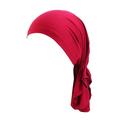 PMUYBHF Adult Baseball Cap Women Workout 4Th of July Fashion Women Reversible Adjustable Beading Braid Hat Ruffle Cancer Wrap Cap Sleep Caps Satin Lined Hair Bonnets