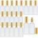 20 Pieces Glass Spray Bottles - Refillable Perfume Atomizer - Reusable Small Clear Mister - Practical Gift for Men and Women - Travel Size - Ideal for Parties Weddings and More - Frosted Glass