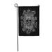 KDAGR The Head of Dead King Octopus Skull Eyes Hands Knives Pirate Flag Gothic Garden Flag Decorative Flag House Banner 28x40 inch