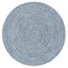 nuLOOM Wynn Braided Indoor/Outdoor Area Rug 3 x 5 Oval Light Blue